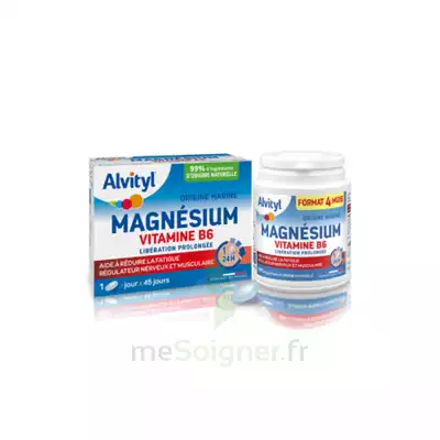 Alvityl Magnésium Vitamine B6 Libération Prolongée Comprimés Lp B/45 à Égletons